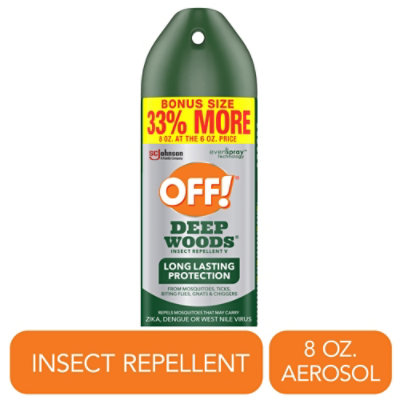 Off! Deep Woods Insect Repellent Aerosol Spray - 6 Oz