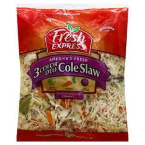 Fresh Express Salad Greens Cole Slaw 3 Color Deli - 14 Oz