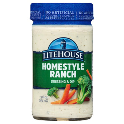 Litehouse Homestyle Ranch Dressing & Dip - 13 Fl Oz
