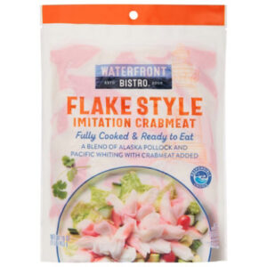 waterfront BISTRO Crabmeat Imitation Flake Style Fully Cooked - 16 Oz