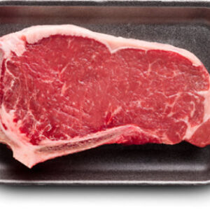 USDA Choice Beef Top Loin New York Strip Steak Bone In - 0.85 Lb