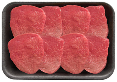 Beef USDA Choice Eye Of Round Steak Value Pack - 3 Lb
