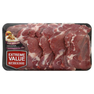 Meat Counter Pork Shoulder Blade Steak Value Pack - 3.5 Lb