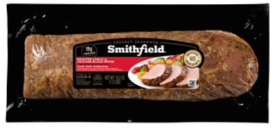 Smithfield Pork Tenderloin Roasted Garlic & Cracked Black Pepper - 18.4 Oz
