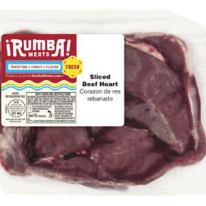 Beef Heart Sliced Fresh - 1.50 Lb
