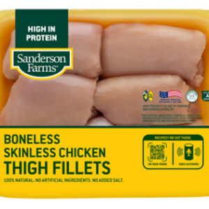 Sanderson Farms Boneless Skinless Chicken Thigh - 1.5 Lb
