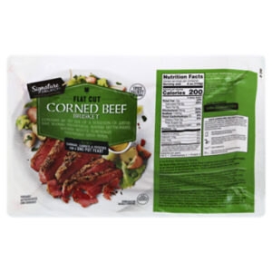 Signature SELECT Corned Beef Brisket Flat Cut - 3.50 Lb