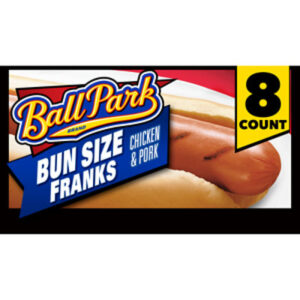 Ball Park Bun Length Classic Hot Dogs 8 Count