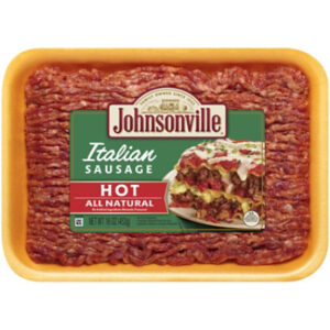 Johnsonville Hot Ground Pork - 16 Oz