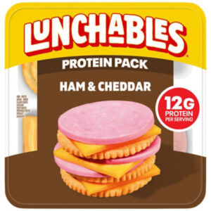 Lunchables Ham & Cheddar Cracker Stackers Snack Kit - 3.2 Oz