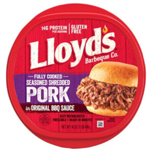 Lloyds Pork Shredded Seasoned In Original BBQ Sauce - 16 Oz