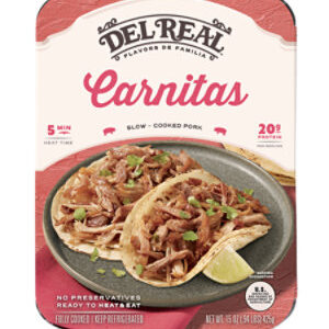 Del Real Foods Slow Cooked Pork Carnitas - 16 Oz