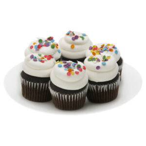 Bakery Cupcake Chocolate White Iced 6 Count - Each