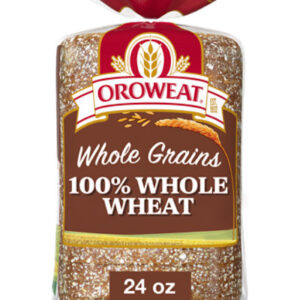 Oroweat Whole Grains 100% Whole Wheat Bread - 24 Oz
