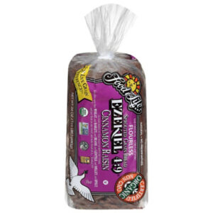 Food For Life Ezekiel 4:9 Organic Bread Sprouted Whole Grain Cinnamon Raisin - 24 Oz