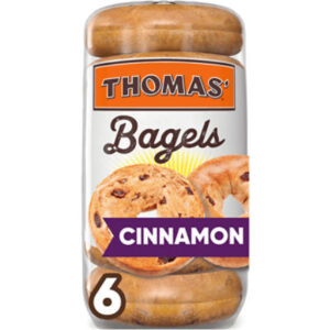 Thomas' Cinnamon Raisin Bagels 6 Count - 20 Oz