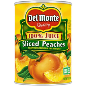 Del Monte Yellow Cling Sliced Peaches in 100% Juice - 15 Oz