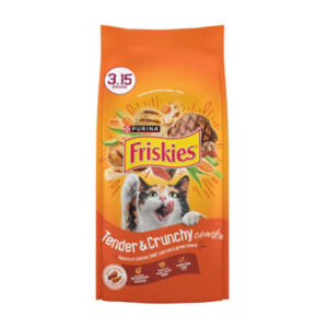 Friskies Cat Food Dry Grillers Meaty Tenders  Crunchy Bites - 3.15 Lb