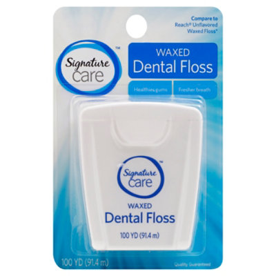 Signature Select/Care Dental Floss Waxed - Each