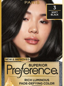 L'Oreal Paris Superior Preference Luminous Fade-Defying Hair Color 3 Soft Black - Each