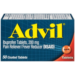 Advil Pain Reliever Fever Reducer 200mg Ibuprofen Coated Tablets - 50 Count