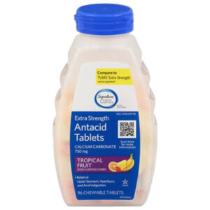 Signature Select/Care Extra Strength Tropical Antacid Tablets - 96 Count