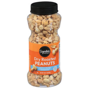 Signature SELECT Dry Roasted Lightly Salted Peanuts - 16 Oz