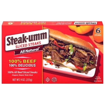 Steak-Umm Sliced Steaks - 9 Oz