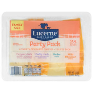 Lucerne Cheese Natural Party Pleasers Variety - 16 Oz