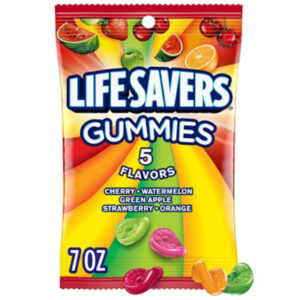 Life Savers 5 Flavors Gummy Candy Bag - 7 Oz