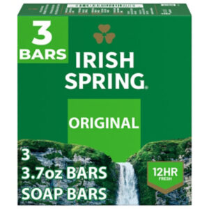Irish Spring Deodorant Soap Bars Original - 3-3.75 Oz