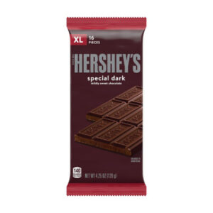HERSHEY'S Special Dark Mildly Sweet Chocolate Xl Candy Bar 16 Count - 4.25 Oz