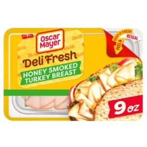 Oscar Mayer Deli Fresh Honey Smoked Sliced Turkey Breast Deli Lunch Meat - 9 Oz