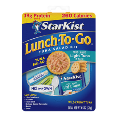 StarKist Lunch To-Go Mix Your Own Tuna Chunk Light in Water - 4.1 Oz