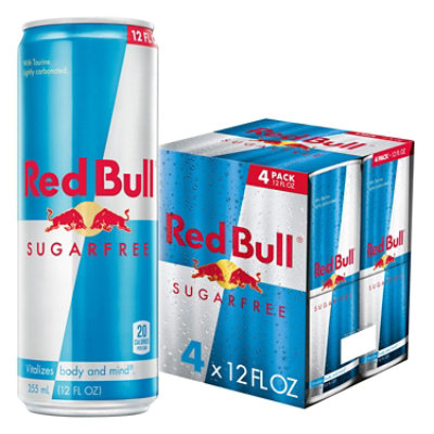 Red Bull SugarFree Energy Drink 114mg Caffeine - 4-12 Fl. Oz.