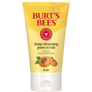 Burt's Bees Peach And Willow Bark Deep Cleansing Pore Facial Scrub - 4 Oz
