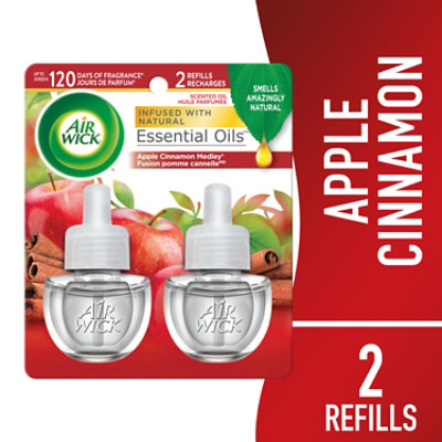 Air Wick Plug in Apple Cinnamon Medley Air Freshener - 2 Count