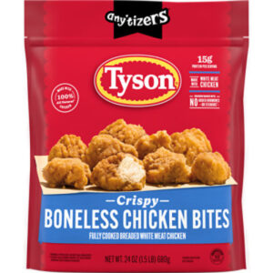 Tyson Anytizers Crispy Boneless Chicken Bites Bag - 1.5 Lb