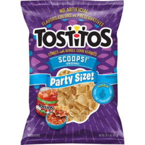 Tostitos Scoops Original Party Size Tortilla Chips - 14.5 Oz