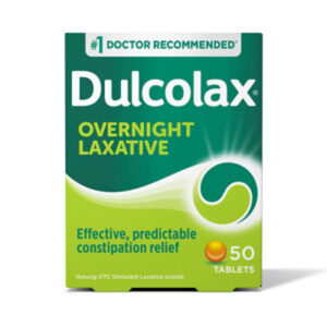 Dulcolax Stimulant Laxative Tablets for Constipation Relief - 50 Count