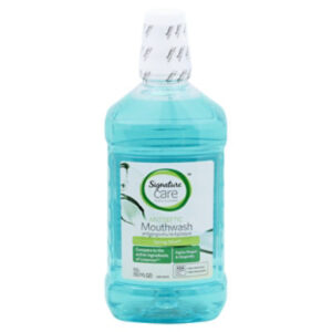 Signature Select/Care Mouthwash Antiseptic Spring Mint - 50.7 Fl. Oz.