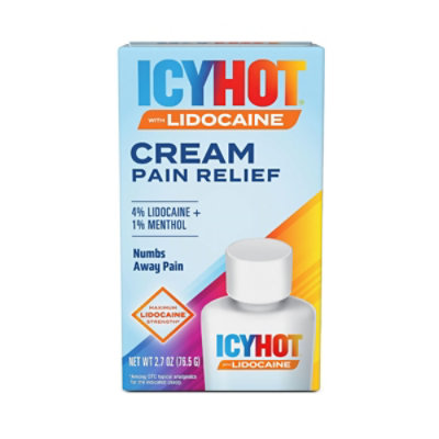 Icy Hot Cream with Lidocaine Plus Menthol - 2.7 Oz