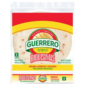 Guerrero Riquisimas Flour Tortillas Burrito Size - 8 Count