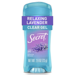 Secret Fresh Relaxing Lavender Clear Gel and Deodorant for Women - 2.6 Oz