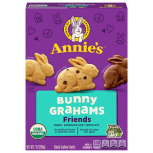 Annies Homegrown Friends Bunny Grahams Graham Snacks Organic Baked - 7 Oz