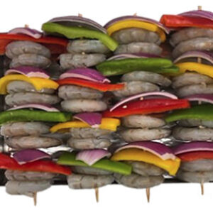 Shrimp Kabob With Vegetables Service Case - 0.75 Lb