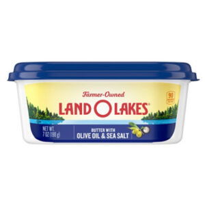 Land O Lakes Butter with Olive Oil and Sea Salt Spreadable Tub - 7 Oz