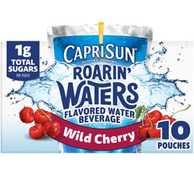 Capri Sun Roarin' Waters Wild Cherry Flavored - 10 - 6 Fl. Oz.