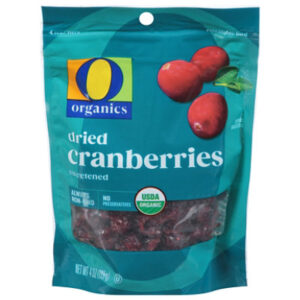 O Organics Cranberries Dried - 4 Oz