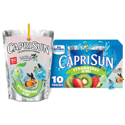 Capri Sun Strawberry Kiwi Flavored - 10 - 6 Fl. Oz.